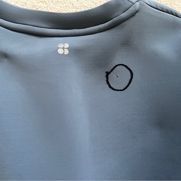 SWEATY BETTY London Scuba Grace Sweater Size Small Minimalist Contemporary Chic - Picture 4 of 10